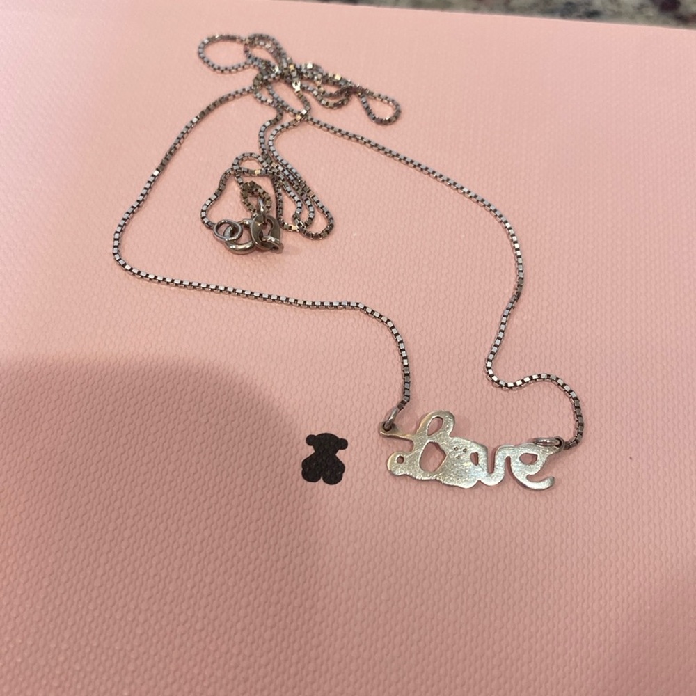 Tous Love silver necklace
